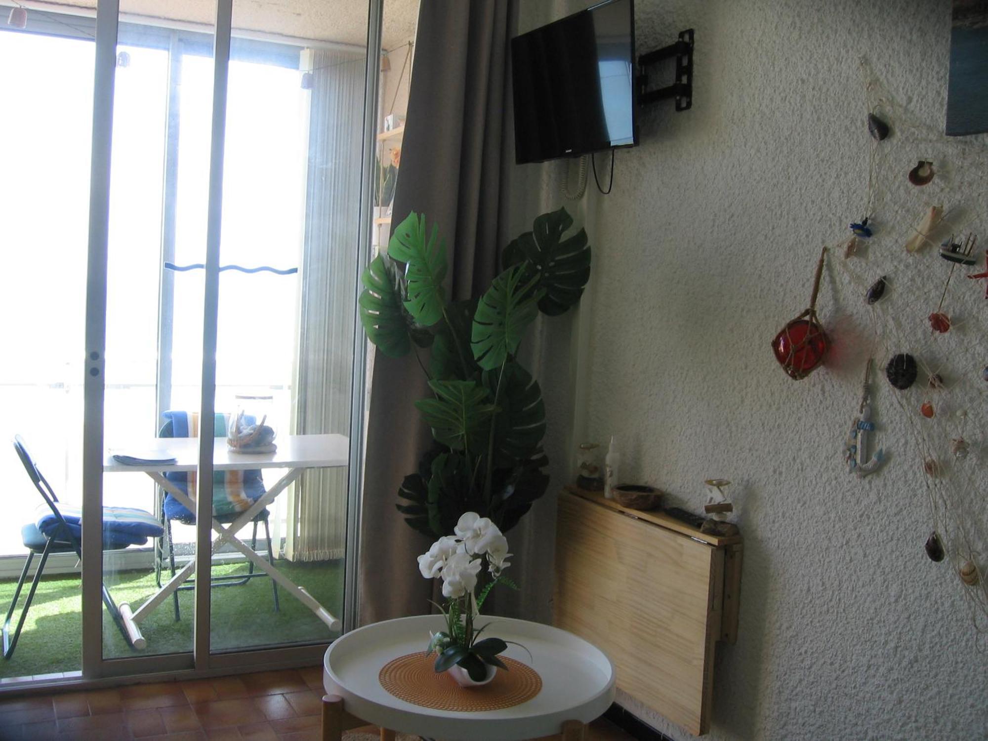 Studio Vue Sur La Mer Au 6Eme Et Dernier Etage Canet-en-Roussillon Εξωτερικό φωτογραφία